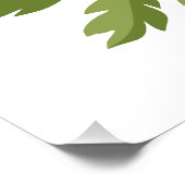 Poster Fleurs d'été joyeuses floraison de pavot (Coin)