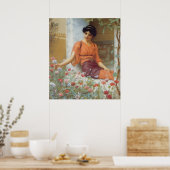 Poster Fleurs d'été par John William Godward (Cuisine)