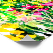 Poster Fleurs d'été sauvages dans le champ (Coin)