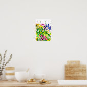 Poster Fleurs d'été sauvages dans le champ (Cuisine)