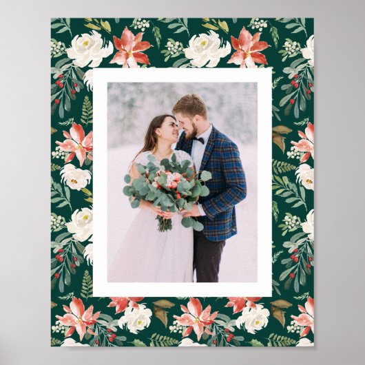 Poster Fleurs d'hiver | Fêtes (Devant)