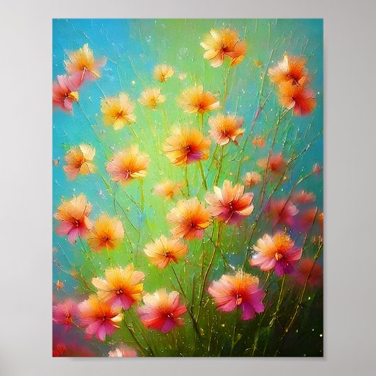 Poster Fleurs d'orange sauvage (Devant)