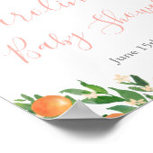 Poster Fleurs d'Oranges Douces Citronniers Douche de Bien (Coin)