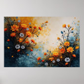 Poster Fleurs en célébration (Devant)