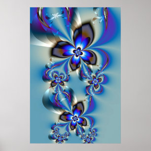 Poster Fleurs en hiver