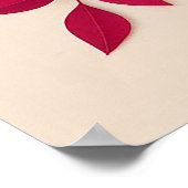 Poster Fleurs en papier colorées (Coin)