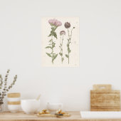 Poster Fleurs en rose (Cuisine)