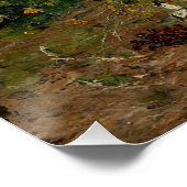 Poster Fleurs estivales du terrain (Coin)