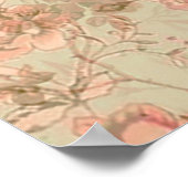 Poster Fleurs et Angel Vintage Collage (Coin)