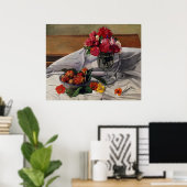 Poster Fleurs et fraises par Felix Vallotton, (Bureau à domicile)