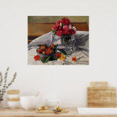 Poster Fleurs et fraises par Felix Vallotton, (Cuisine)