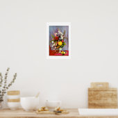 Poster Fleurs et fruits (Cuisine)