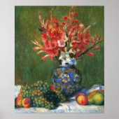 Poster Fleurs et fruits de Pierre Renoir (Devant)