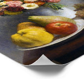 Poster Fleurs et fruits, Henri Fantin-Latour (Coin)