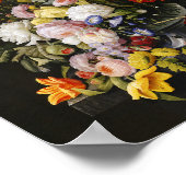 Poster Fleurs et fruits vintages (Coin)