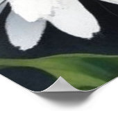 Poster Fleurs et marguerites Elégante aquarelle (Coin)