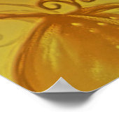 Poster Fleurs et papillons (Coin)