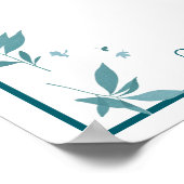 Poster fleurs et set de table feuille (Coin)