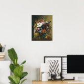Poster Fleurs exotiques dans un vase grec (Bureau à domicile)