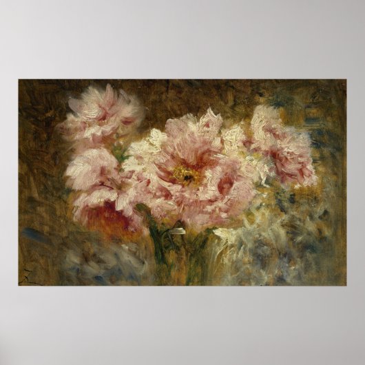 Poster Fleurs - Félix Ziem (Devant)