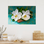 Poster Fleurs | Fleur Magnolia (Cuisine)