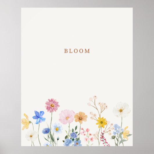 Poster Fleurs florissantes (Devant)