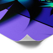 Poster Fleurs fractales Mandelbrot (Coin)