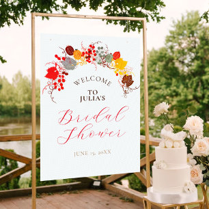 Poster Fleurs Françaises Raisin Sucré de Mûre pour Mariag