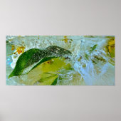 Poster Fleurs glacées, (Devant)