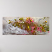 Poster Fleurs glacées, (Devant)