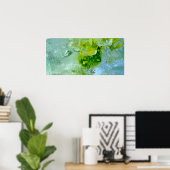 Poster Fleurs glacées, (Bureau à domicile)