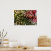 Poster Fleurs glacées, (Cuisine)