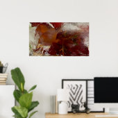 Poster Fleurs glacées, (Bureau à domicile)