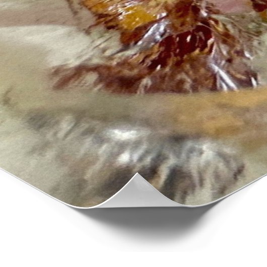 Poster Fleurs glacées, (Coin)