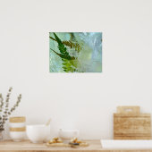 Poster Fleurs glacées, (Cuisine)