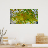 Poster Fleurs glacées, (Cuisine)