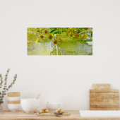 Poster Fleurs glacées, (Cuisine)