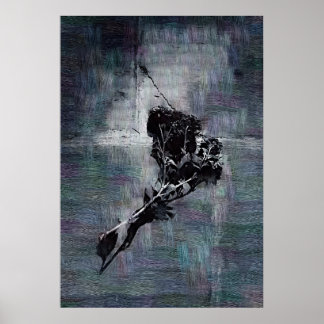 Poster Fleurs gothiques
