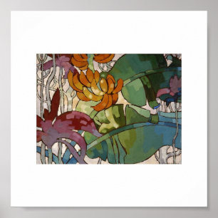 Poster Fleurs hawaïennes par Arman Manookian c. Années 19