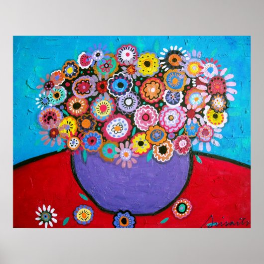 POSTER FLEURS IMMACULEES (Devant)