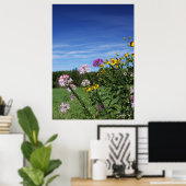 Poster Fleurs inclinables (Bureau à domicile)