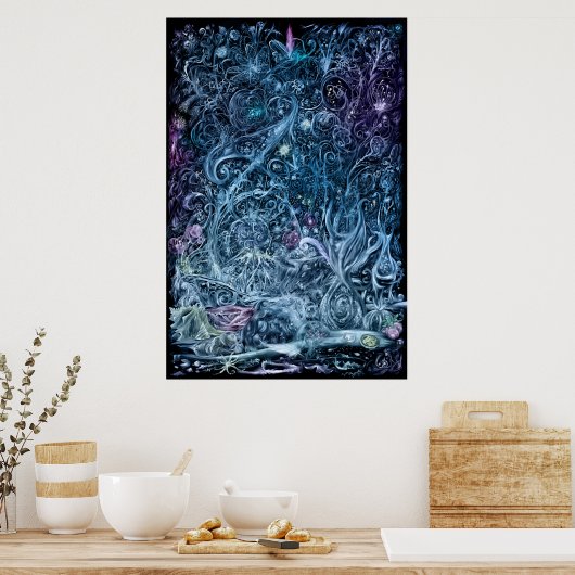 Poster Fleurs incomplètes (Cuisine)