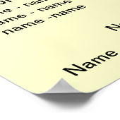 Poster Fleurs Inséparables mignonnes Plan de siège Turquo (Coin)