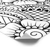 Poster Fleurs inspirées 2 (Coin)