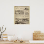 Poster Fleurs, Isenours Glenwood, Minnesota (Cuisine)