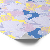 Poster fleurs japonaises (Coin)