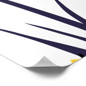 Poster Fleurs jaunes (Coin)