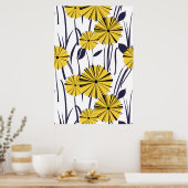 Poster Fleurs jaunes (Cuisine)