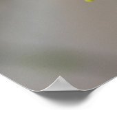 Poster Fleurs jaunes (Coin)