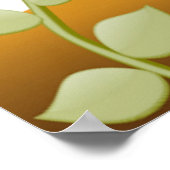 POSTER FLEURS JAUNES (Coin)